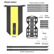 Brašna na kolo Rhinowalk - na přední vidlice BHD0013 černá