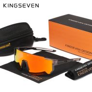 Polarizační brýle KINGSEVEN LS920 ŠEDO - ČERNÁ / SKLO ČERVENÉ C03