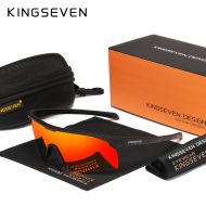 Polarizační brýle KINGSEVEN LS921 ČERNÁ / SKLO ČERVENÉ C06