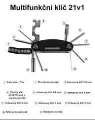 Rhonatt multifunkční klíč 21v1